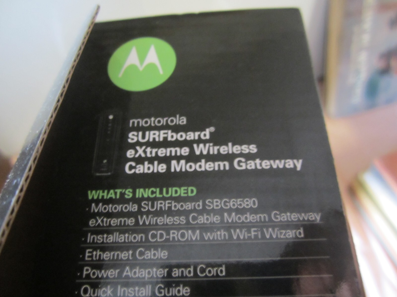 Motorola SBG6580 Surfboard eXtreme DOCSIS 3.0 Wireless Cable Modem Gateway Used)