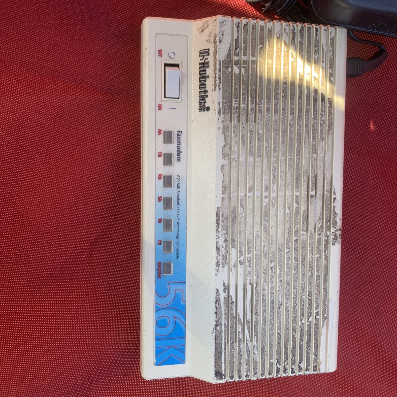 US Robotics Model 0701 Sportster Fax Modem 56K with power cord. 005686-03