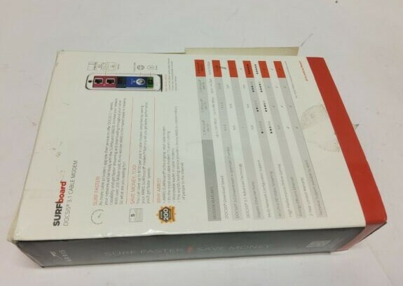ARRIS SURFboard SB8200 DOCSIS 3.1 10 Gbps Cable Modem Dual Gigabit Ethernet Port