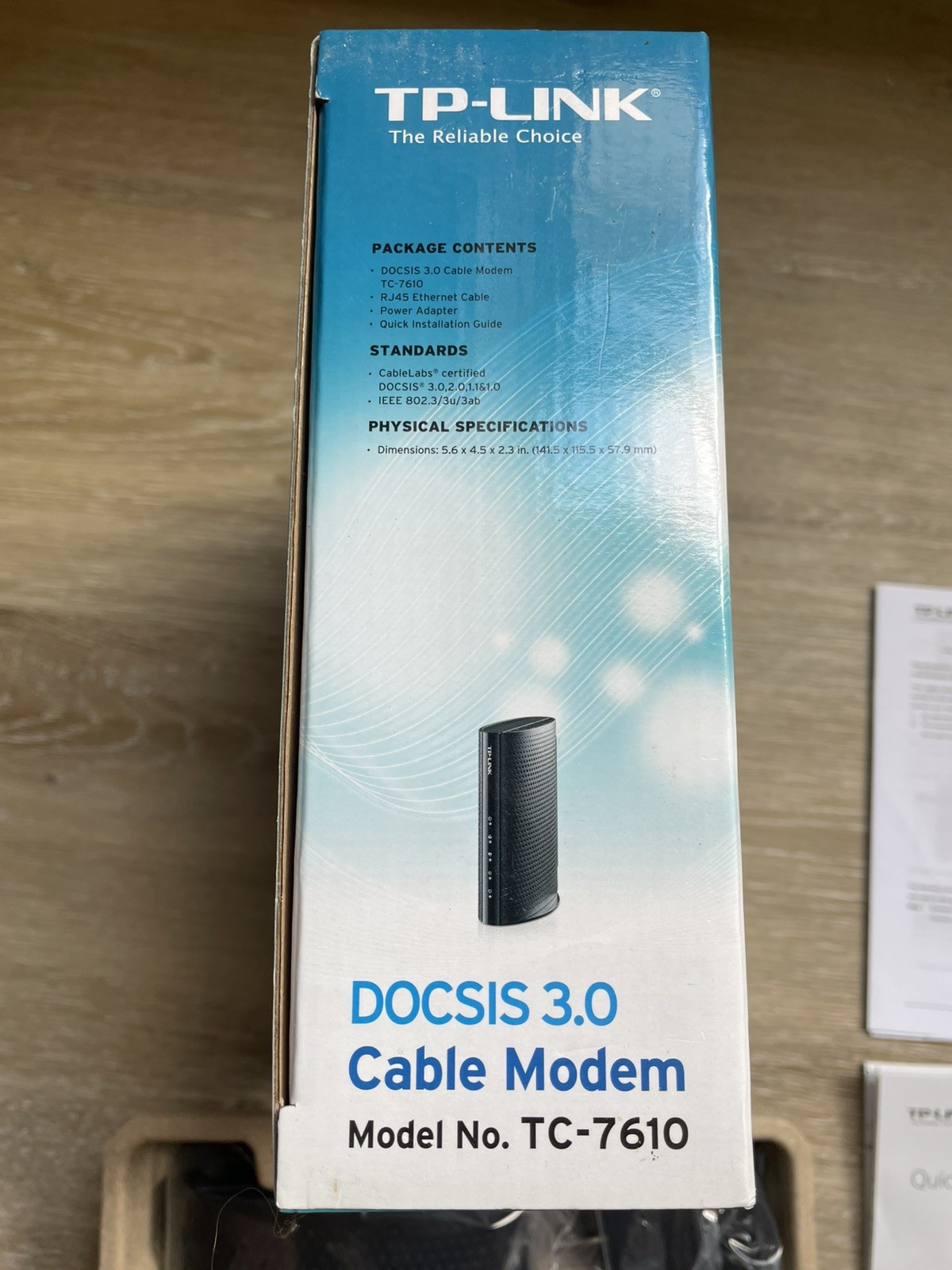 TP-Link TC-7610 300Mbps Wireless N DOCSIS 3.0 High Speed Cable Modem Gigabit NEW