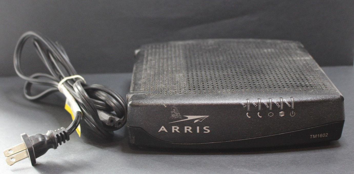 Arris TM1602A Cable Modem for Charter, Optimum – DOCSIS 3.0