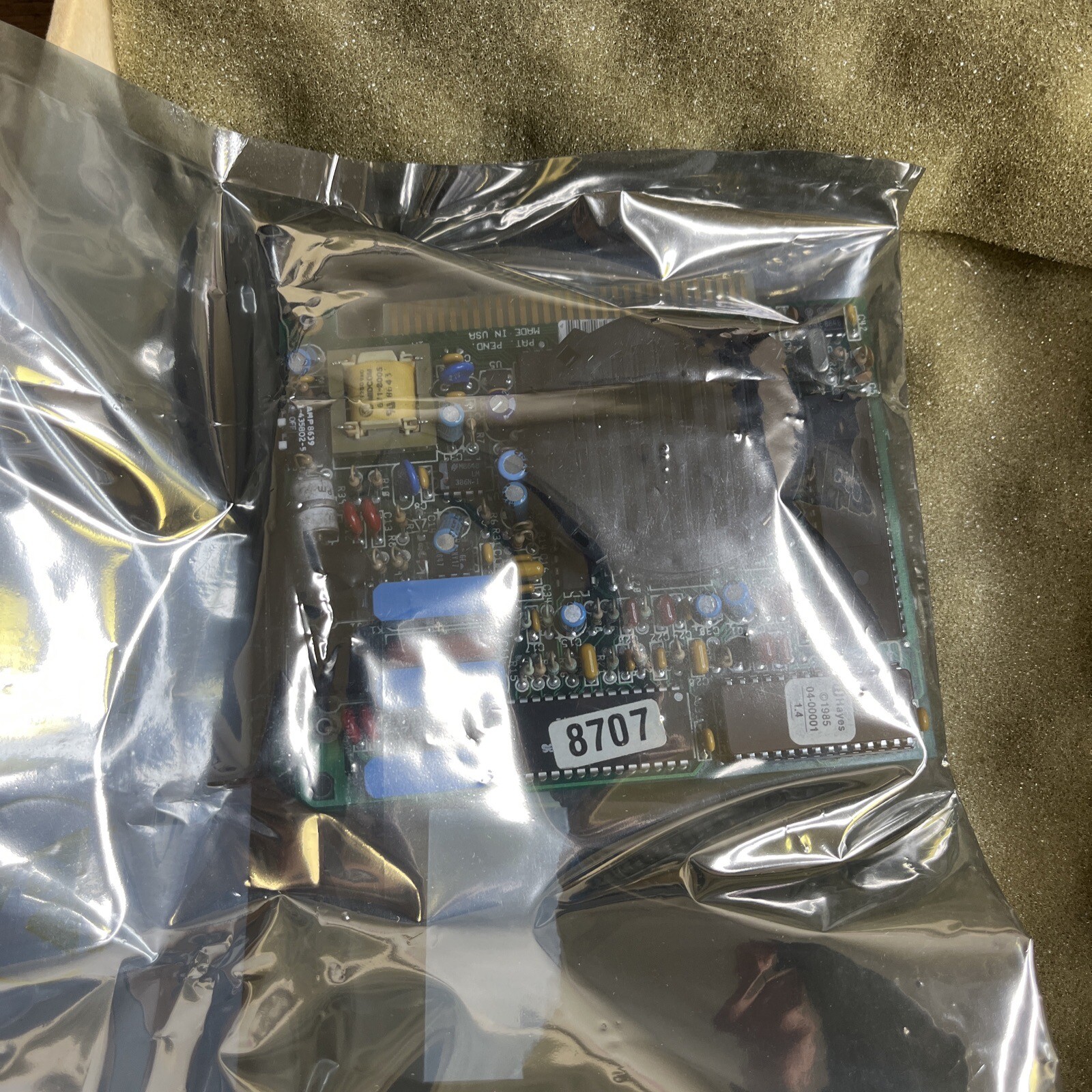 VINTAGE HAYES INTERNAL SMARTMODEM 1200B MODEM CARD NOS Open Box