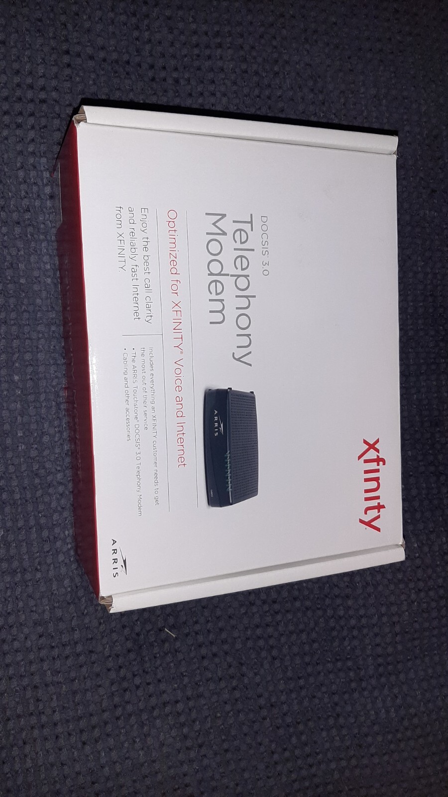 Arris TM822G DOCSIS 3.0 Cable VoIP Telephony Modem Xfinity/Mediacom Etc.