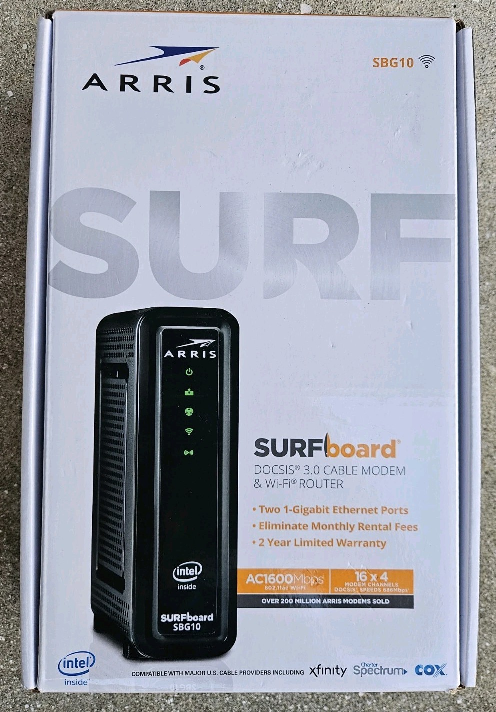 Arris Surfboard DOCSIS 3.0 Cable Modem & Wi-Fi Router