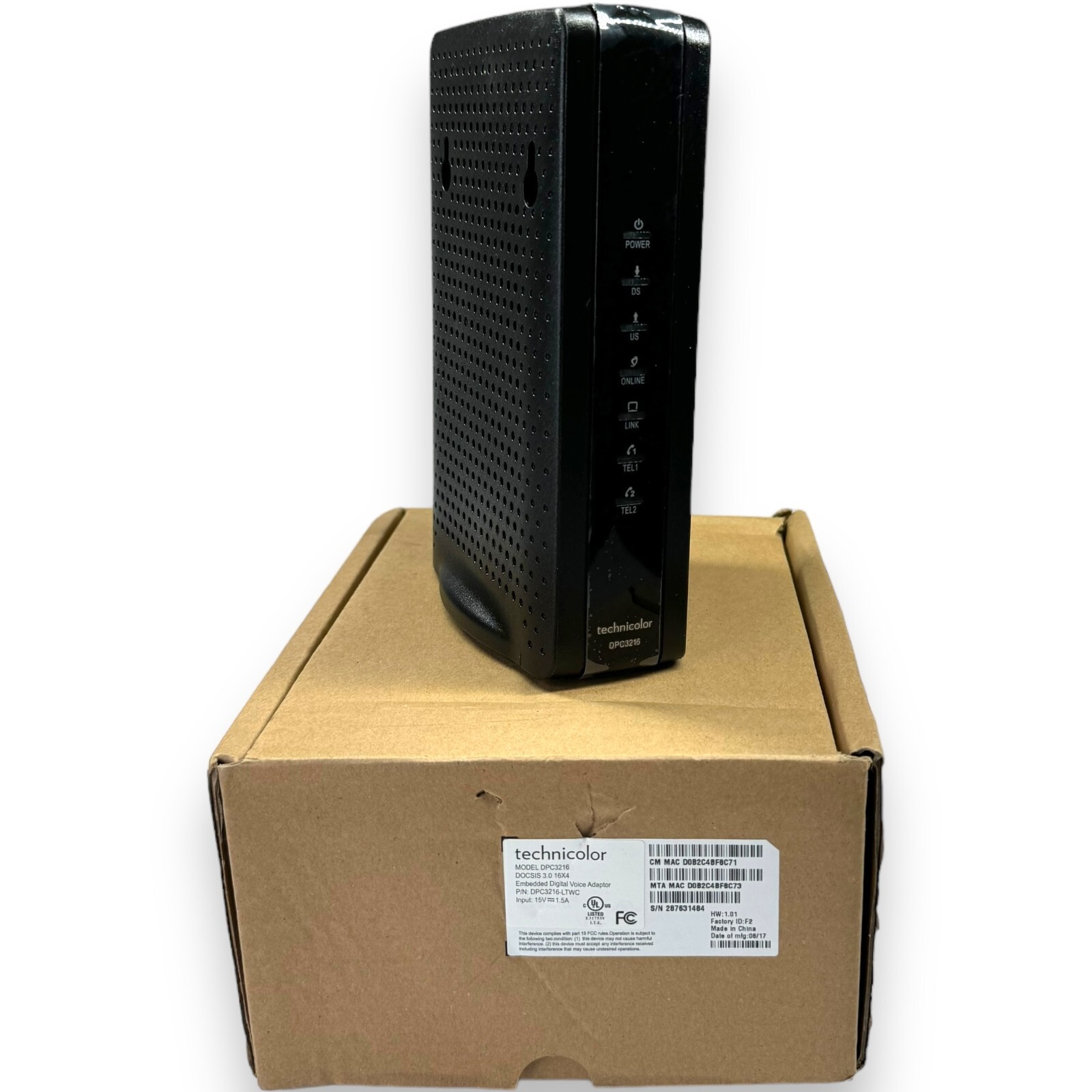 Technicolor DPC3216C DOCSIS 3.0 16×4 Cable Modem Embedded Digital Voice Adapter