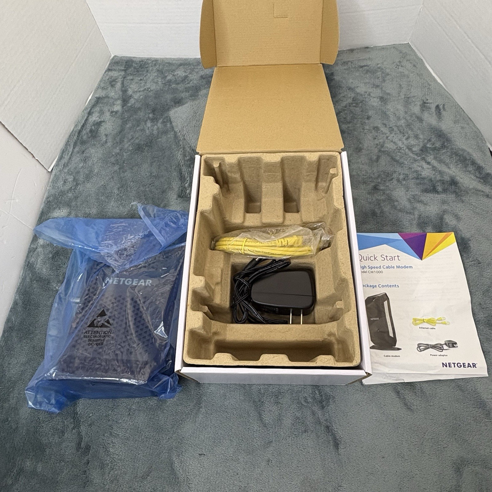 NETGEAR CM1000 High-Speed Cable Modem (Upto 6 Gbps)