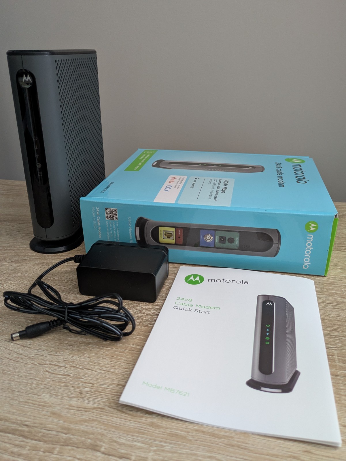 Motorola MB7621 DOCSIS 3.0 Cable Modem (1000 Mbps)
