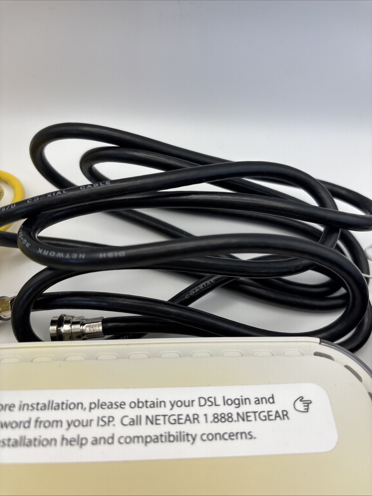 Netgear DM111PSP Broadband ADSL2+ Modem. All Cables Included. Read Description.