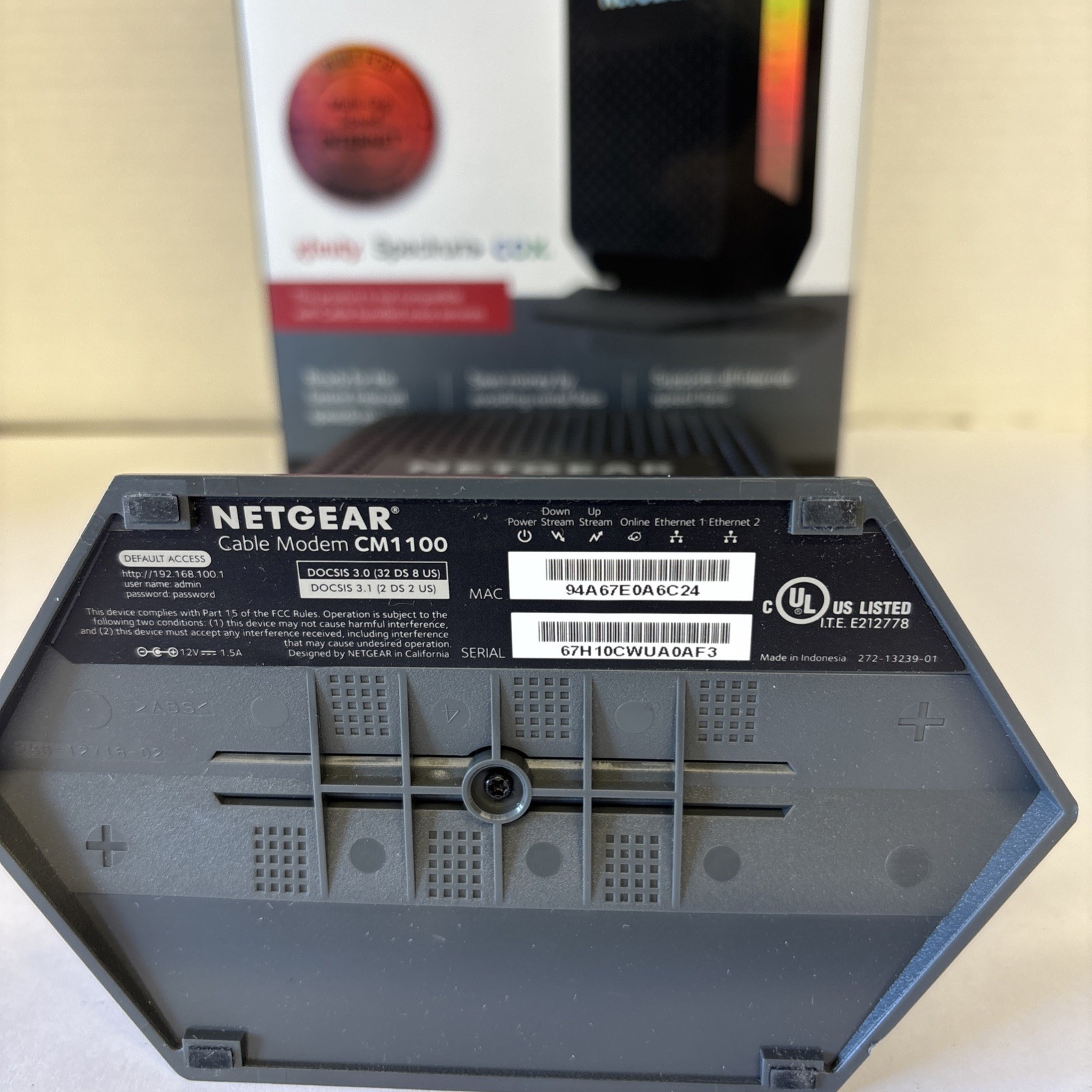 NETGEAR NIGHTHAWK CM1100 Cable Modem DOCSIS 3.1 Multi-Gig SpeedModem🔥🔥