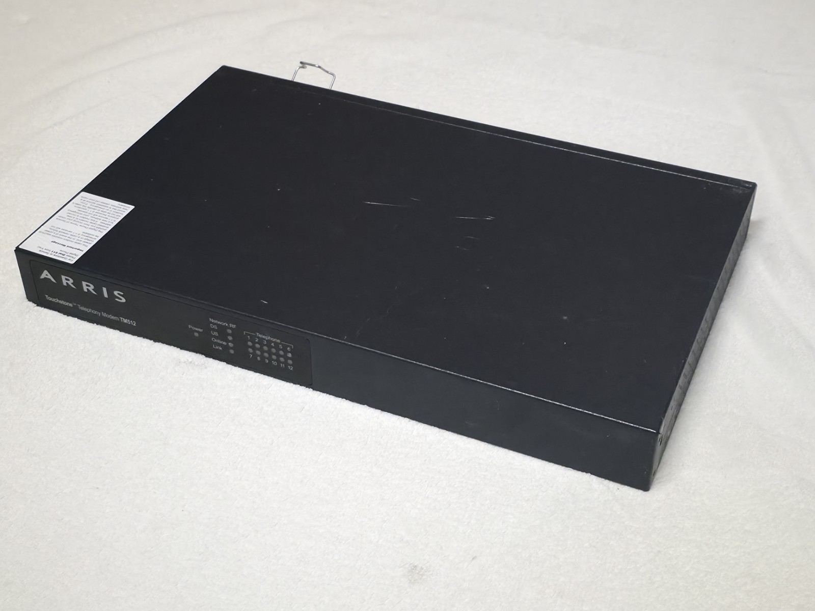 ARRIS TM512A Touchstone 12-Line EMTA Embedded Multimedia Telephony Modem
