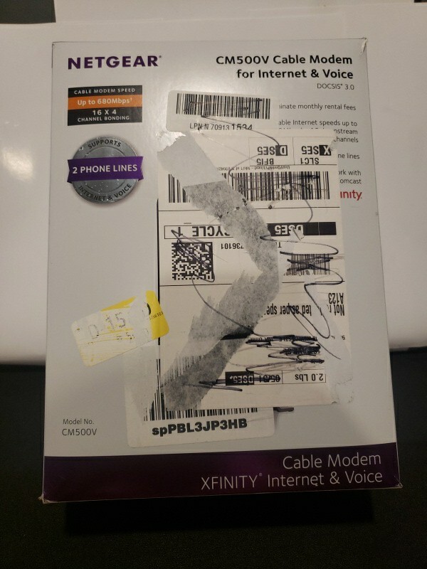Netgear CM500V 16×4 DOCSIS 3.0 680Mbps High Speed Cable Modem Internet and Voice