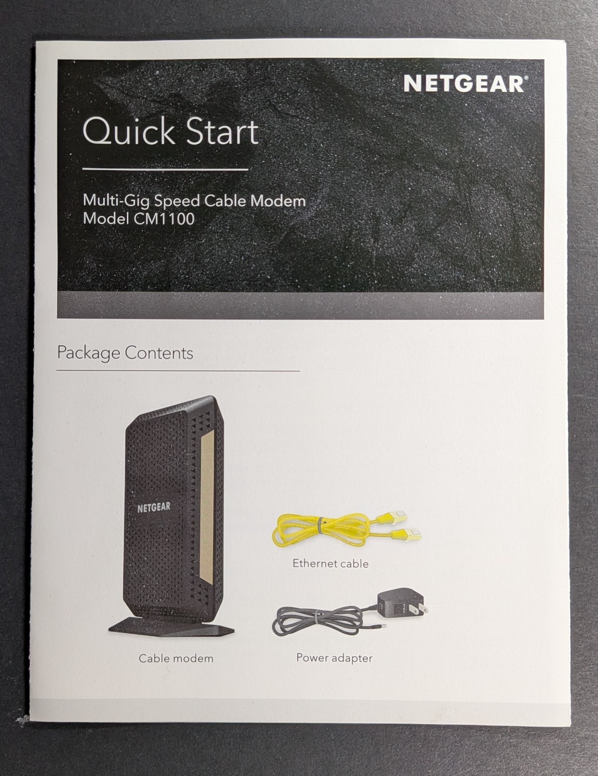 Netgear CM1100 DOCSIS 3.1 Multi-Gig Cable Modem