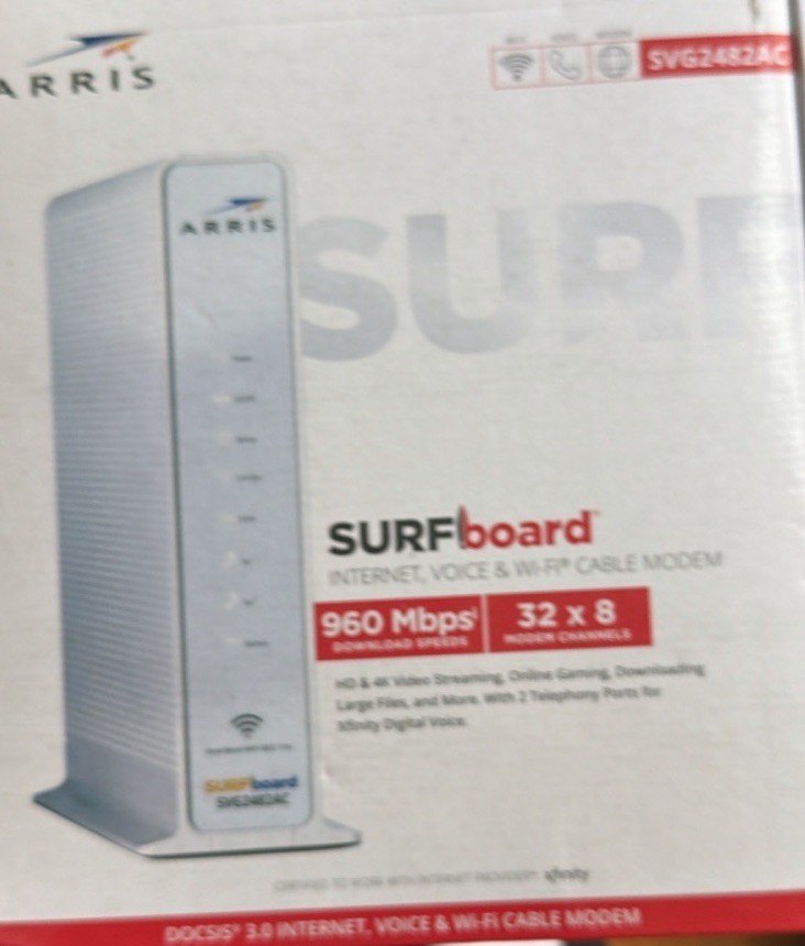 ARRIS SVG2482AC Modem (Xfinity) Comcast