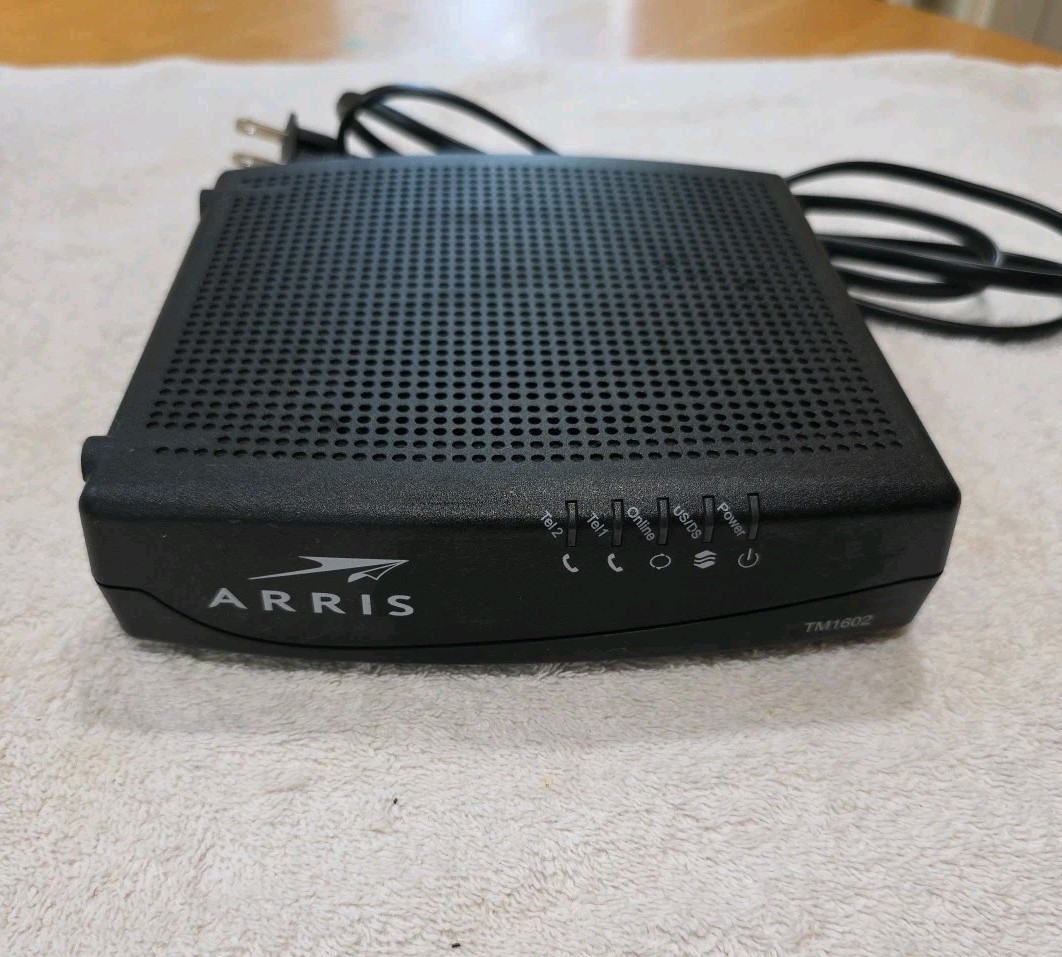 Arris Touchstone TM1602A Telephony Cable Modem16x4 Docsis 3.0