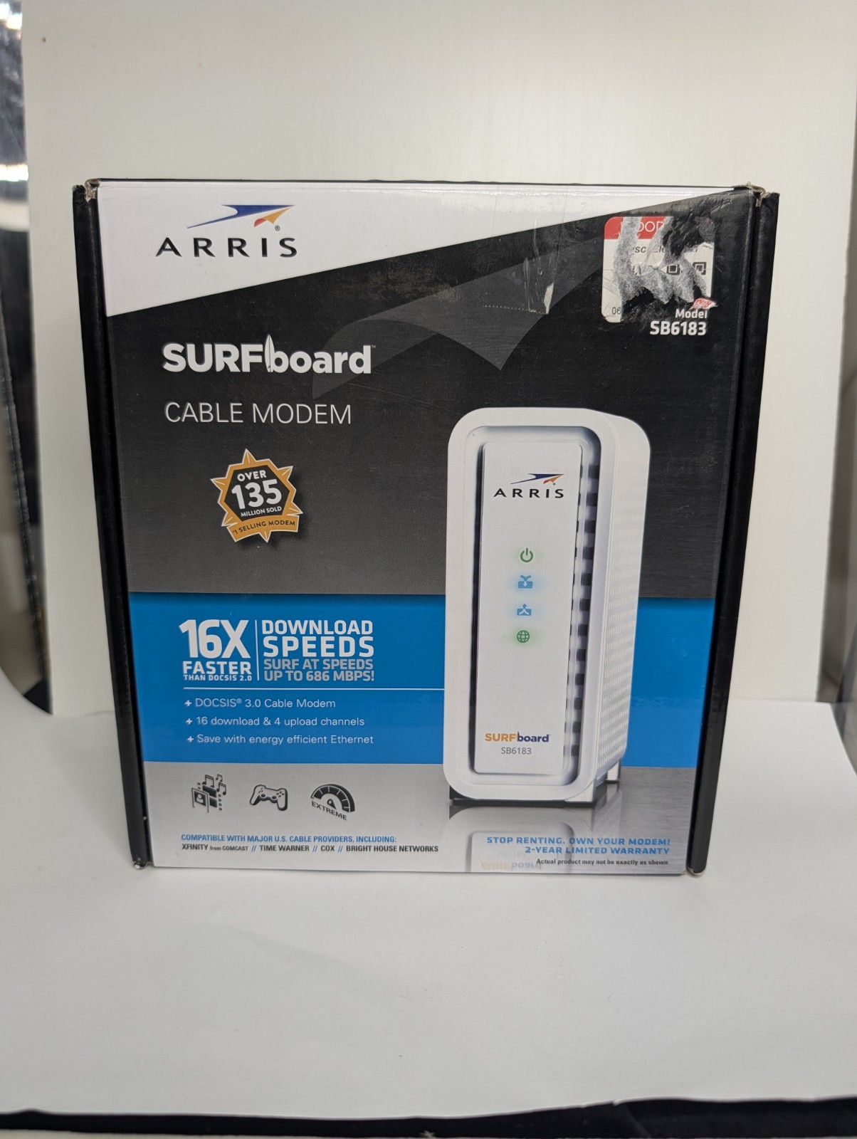 Arris SURFboard Modem SB6183 DOCSIS 3.0 Open Box