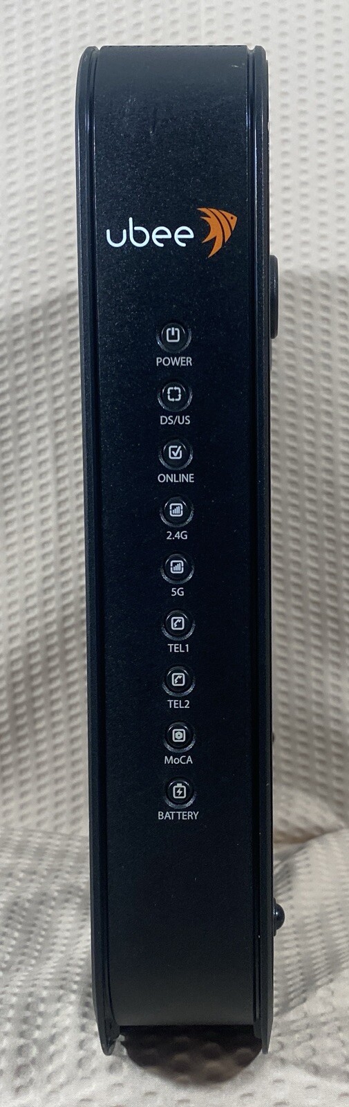 Ubee DVW32CB Advanced Wireless Voice Gateway Modem & Router w/ Data & Power Cord