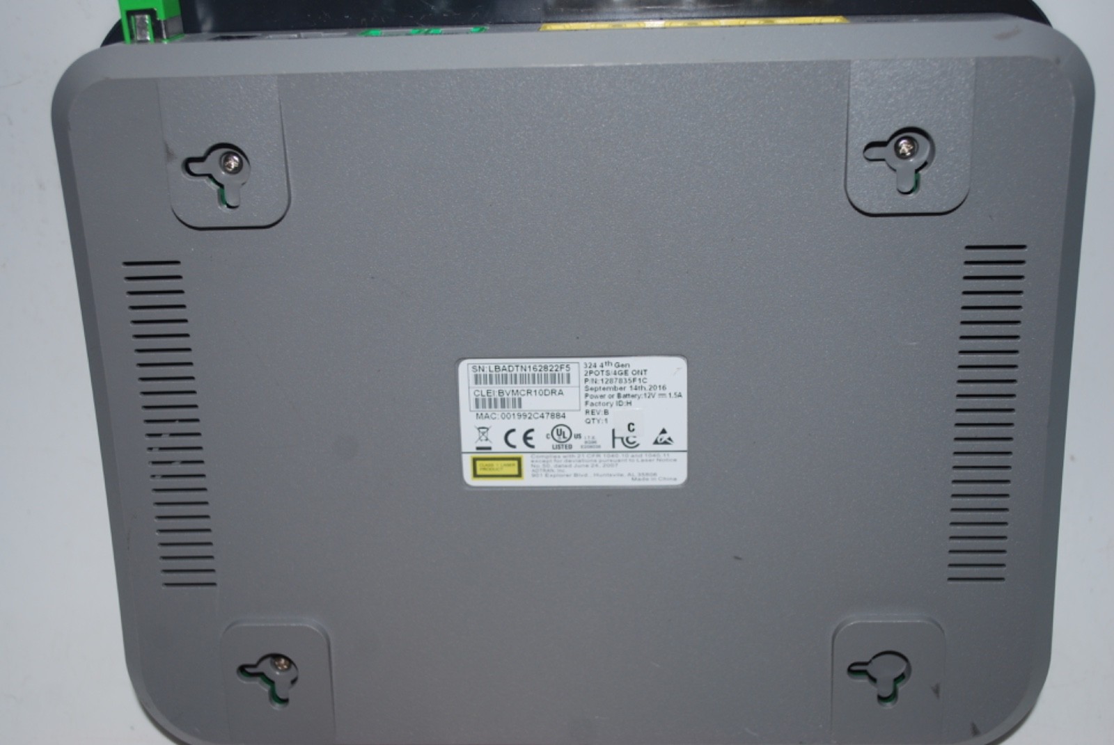 ADTRAN 1287835F1C TA324 2POTS/4GE ONT (4th Gen) – Unit Only