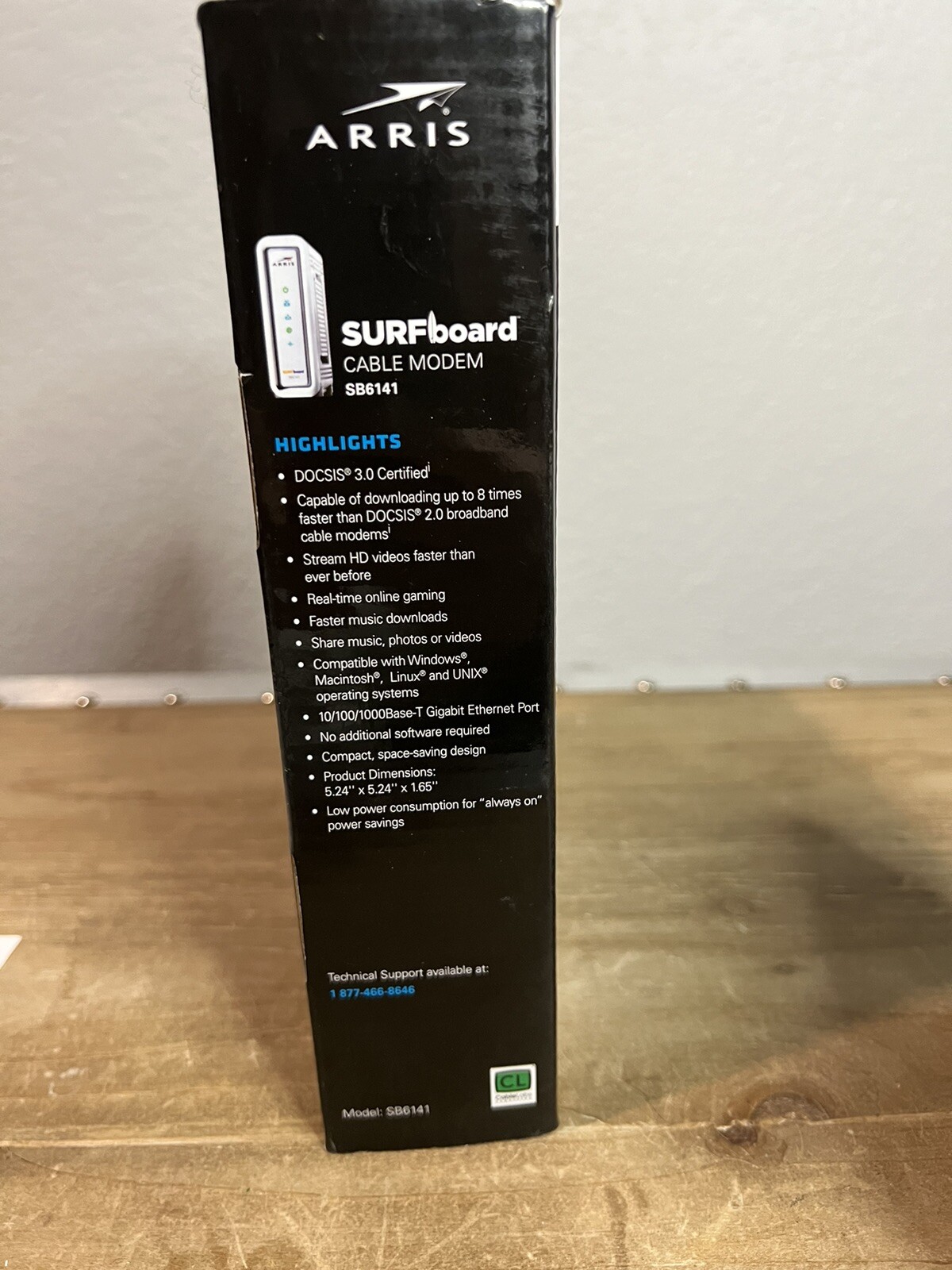 Arris Surfboard Cable Modem 400 Series Model SB6141 DOCSIS 3.0 Certified
