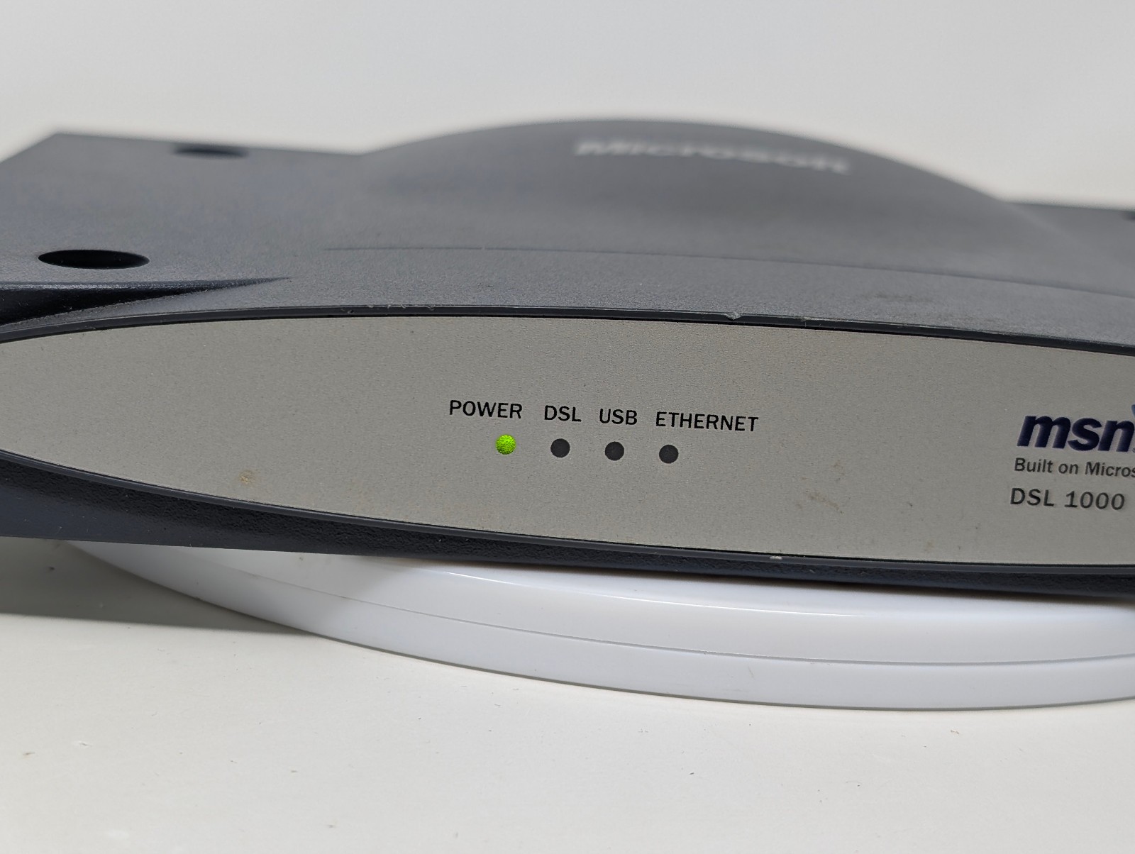 Vintage Microsoft MSN Broadband Intellispeed DSL Modem MSNDSL1000 -RARE VTG TECH