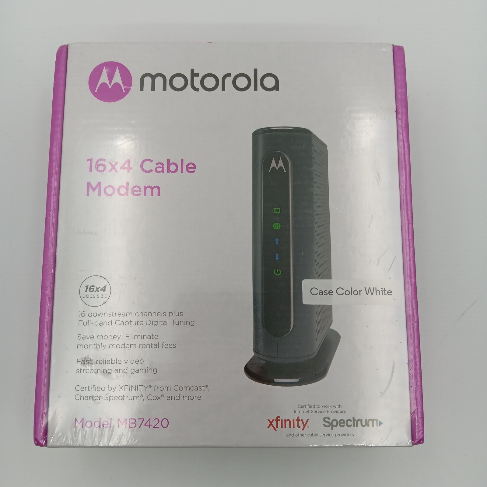 Motorola MB7420 16×4 High Speed ​​Cable Modem 686 Mbps