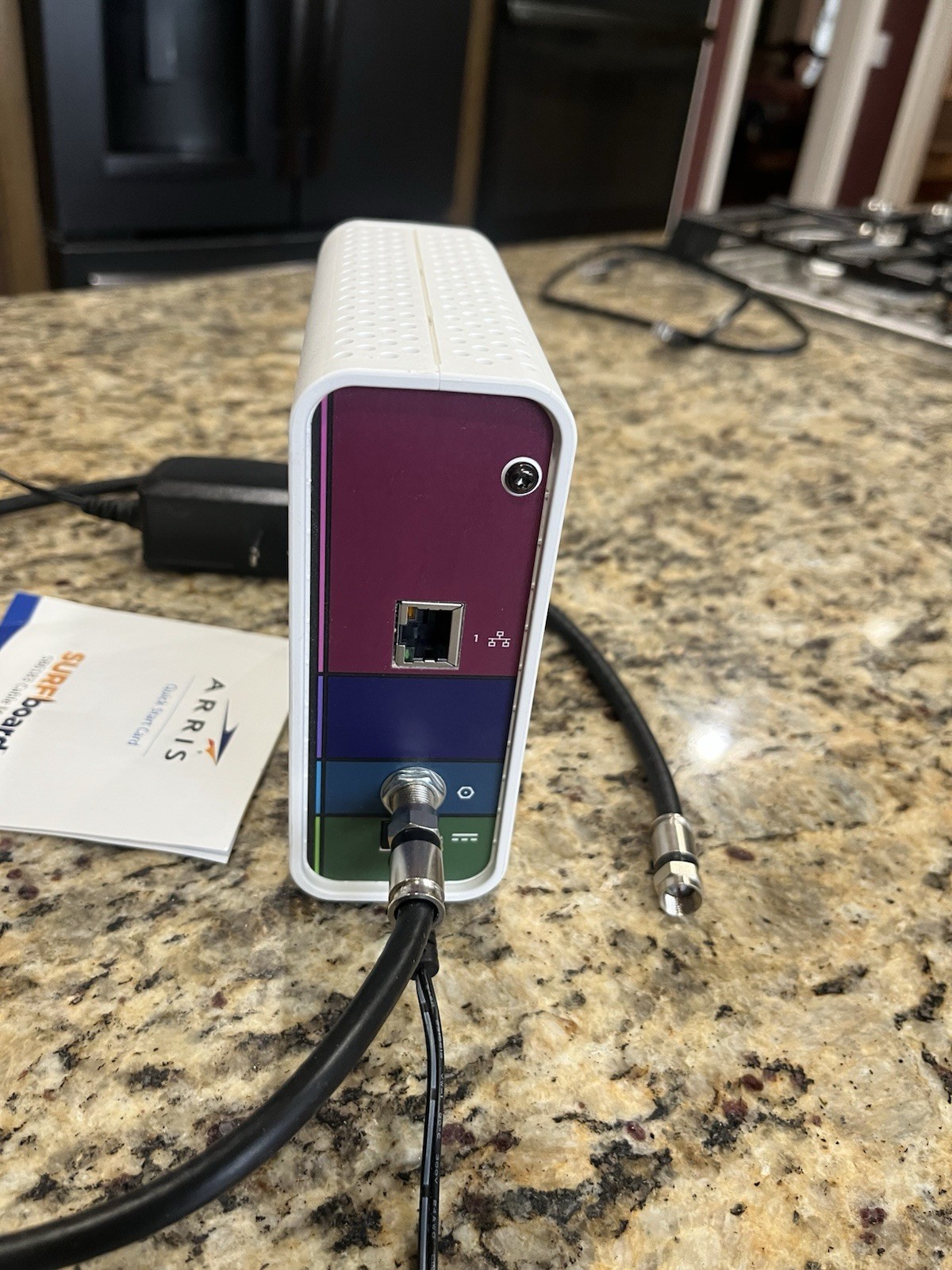 ARRIS SB6183 686 Mbps Cable Modem, White – 592431-003. Perfect Condition.