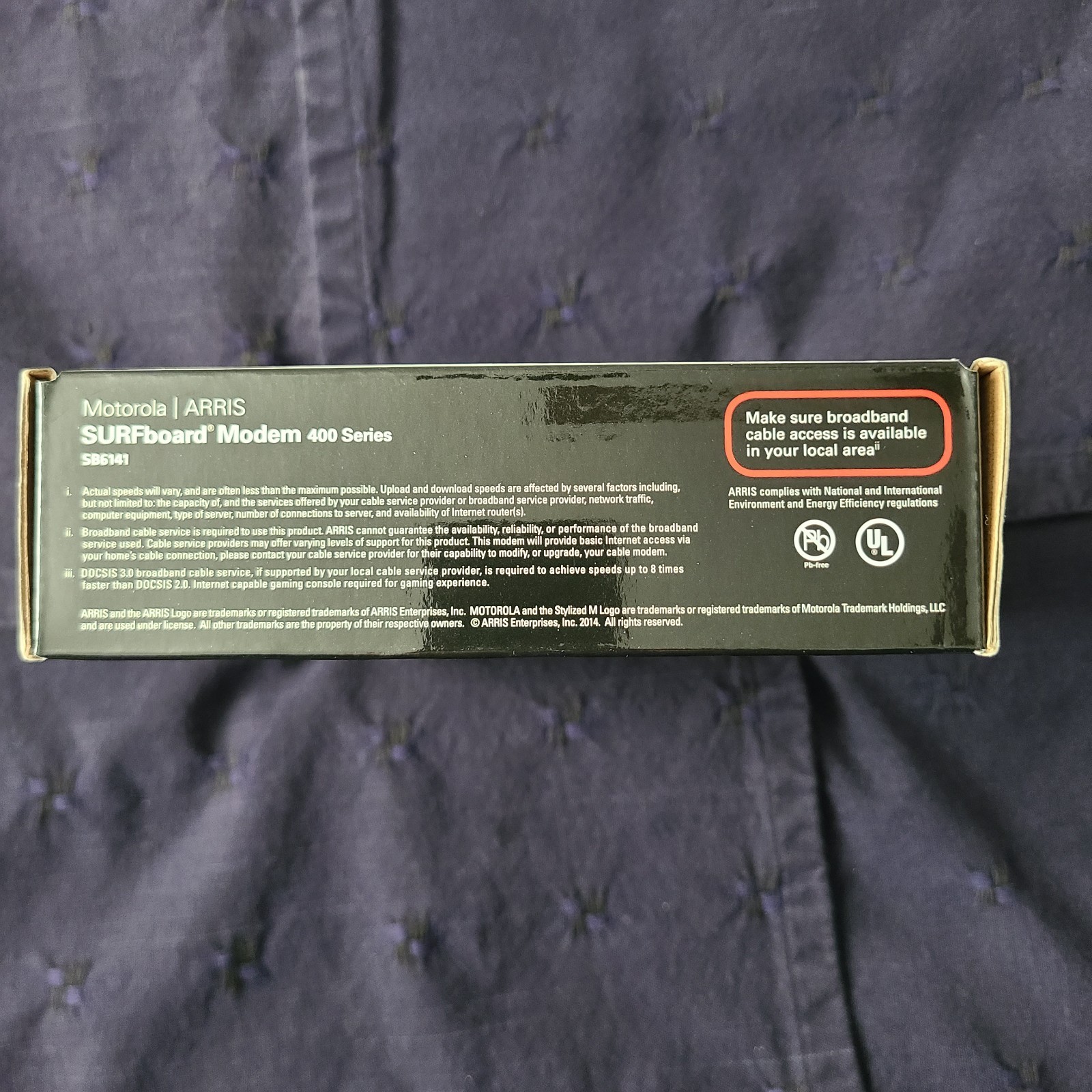 Motorola ARRIS SURFboard SB6141 Docsis 3.0 Cable Modem, my personal, white, EUC