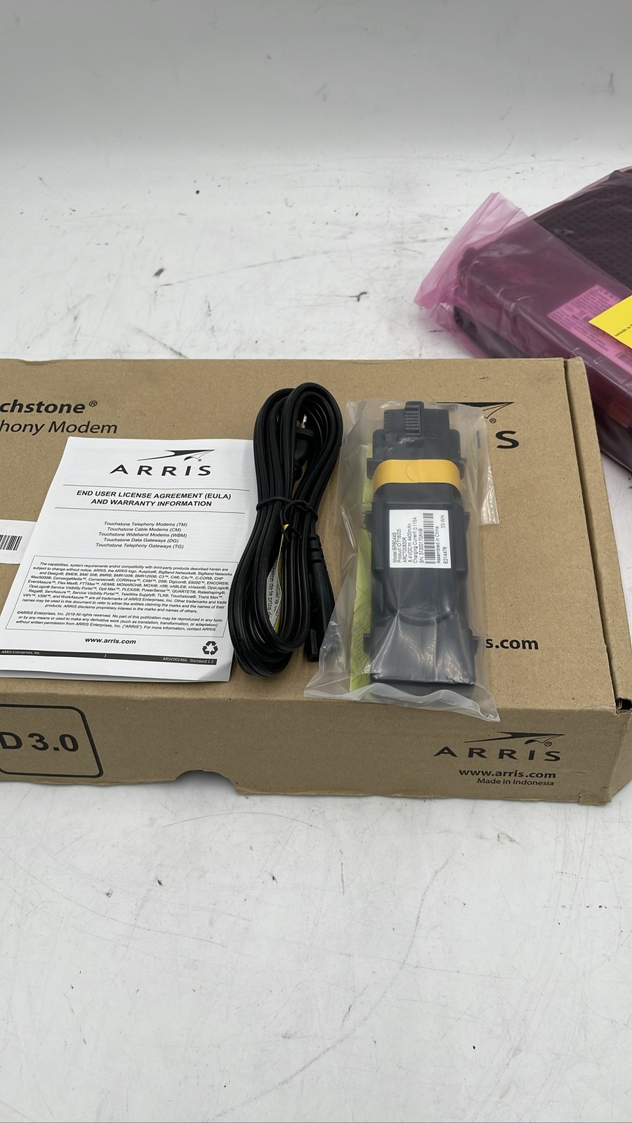 ARRIS Touchstone TM804 DOCSIS 3.0 Telephony Cable Modem