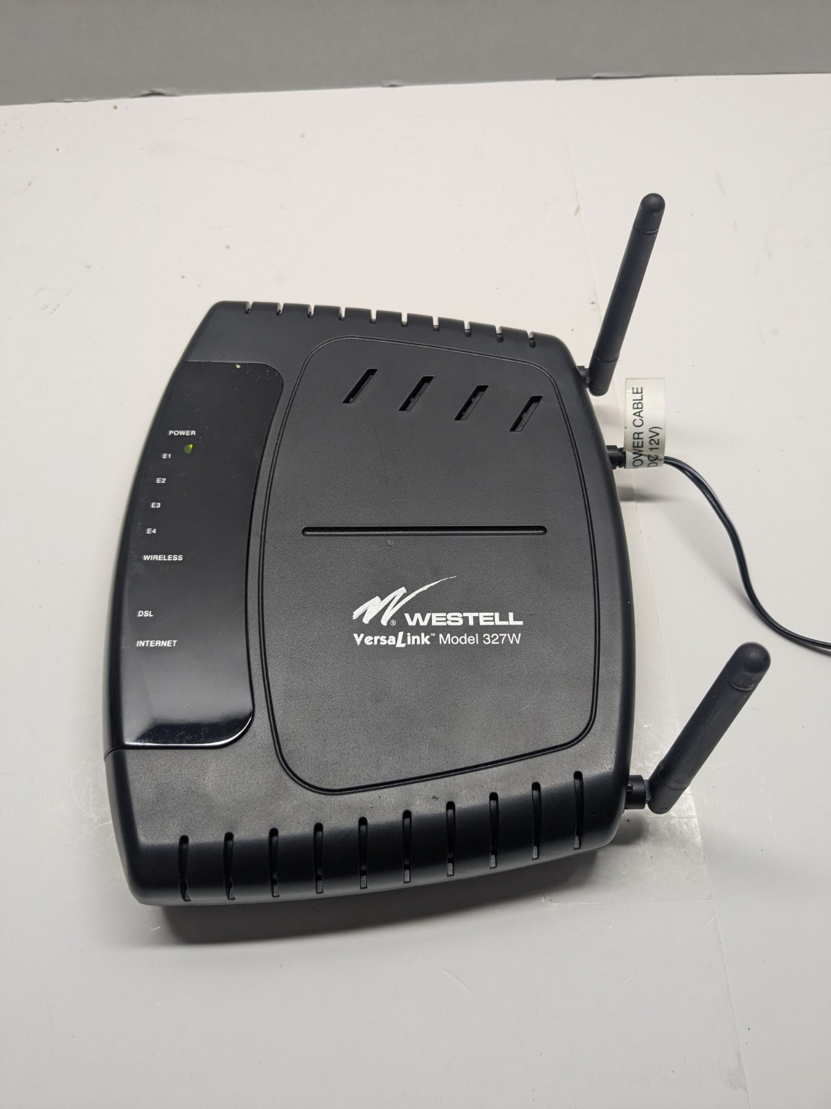 WESTELL DSL ADSL2 + VersaLink Model 327W 4-Port Modem Gateway, Power Supply