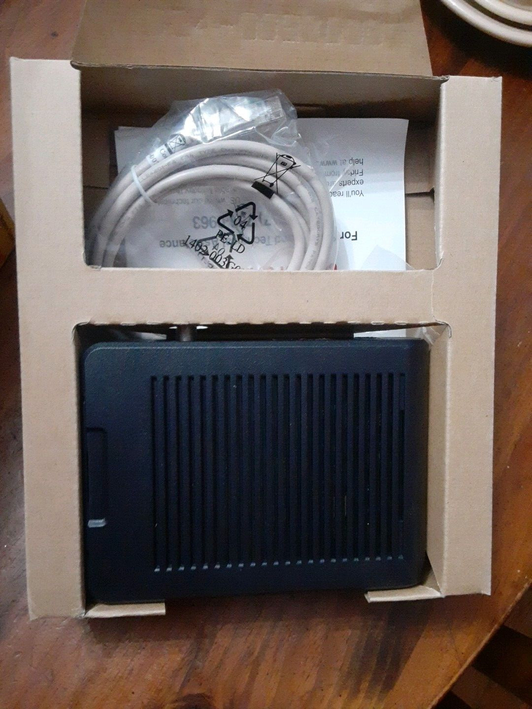Zoom Cable Modem Ethernet/USB External Mod. 5241 Windows Mac Linus Unix Open Box