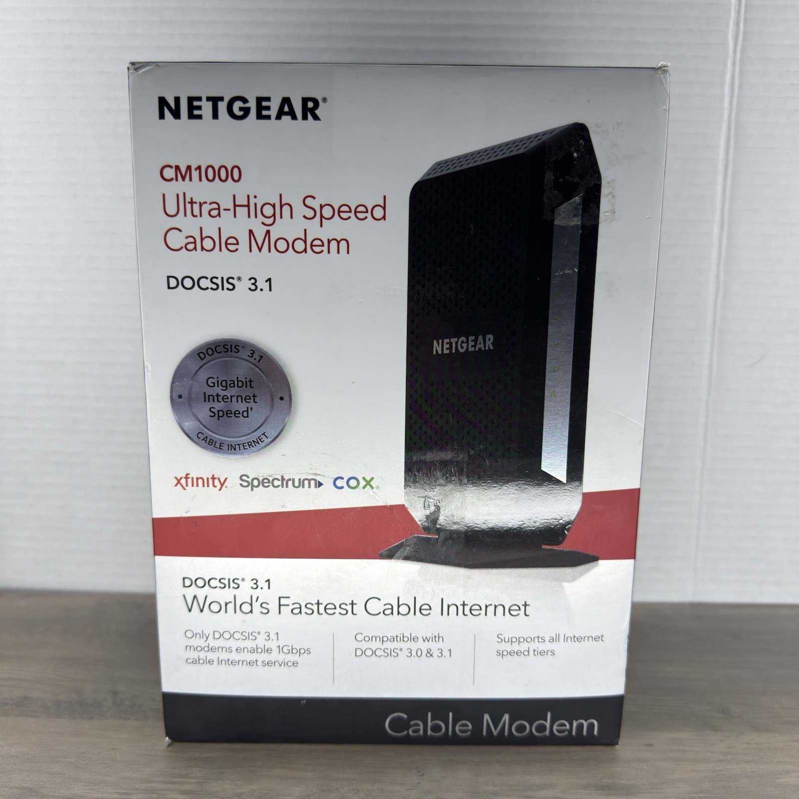 NETGEAR Ultra-High Speed Cable Modem DOCSIS® 3.1 for XFINITY CM1000
