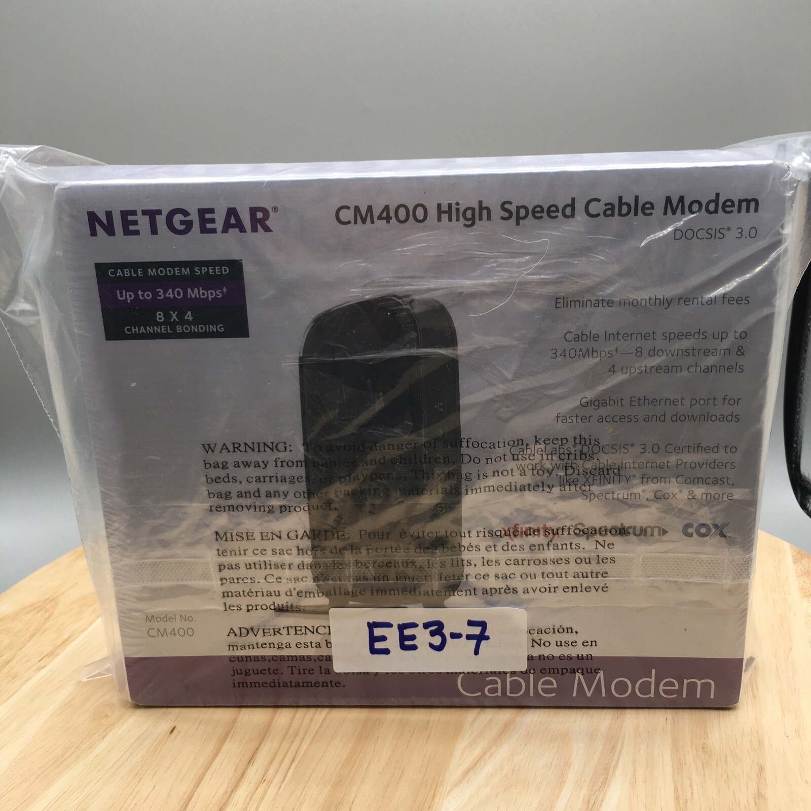 Netgear DOCSIS 30 (CM400-100NAS) 340 Mbps! New READ
