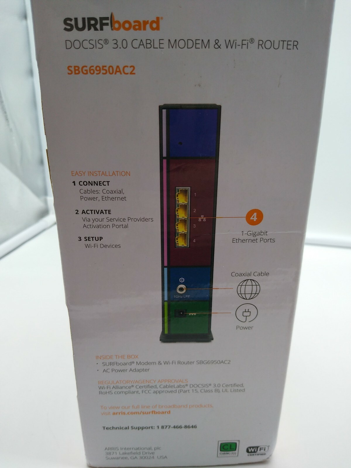 ARRIS Surfboard SBG6950AC2 Wireless Cable Modem – Black READ