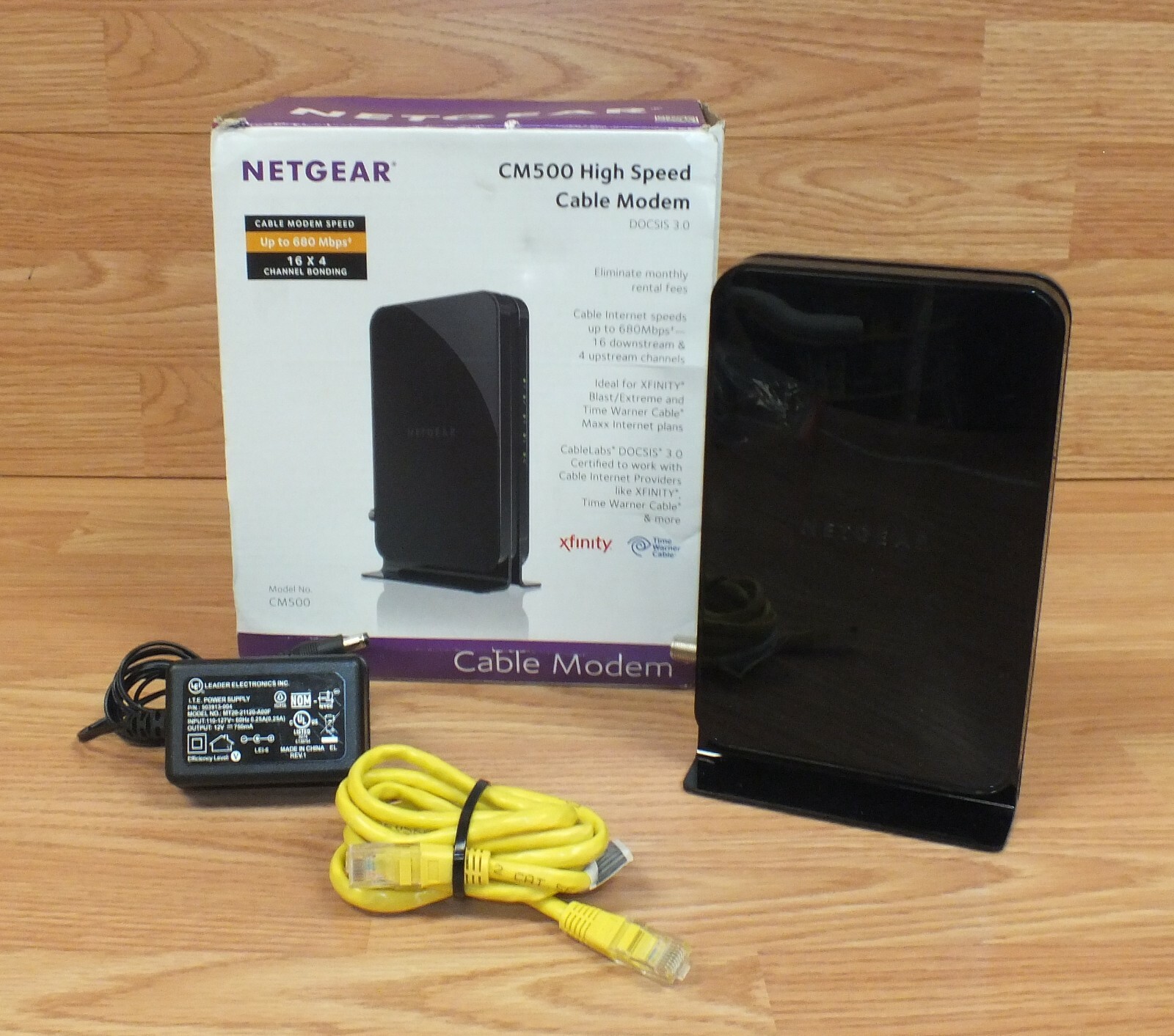 Genuine Netgear (CM500) 16 x 4 Channel Bonding 680mbps Cable Modem **READ**