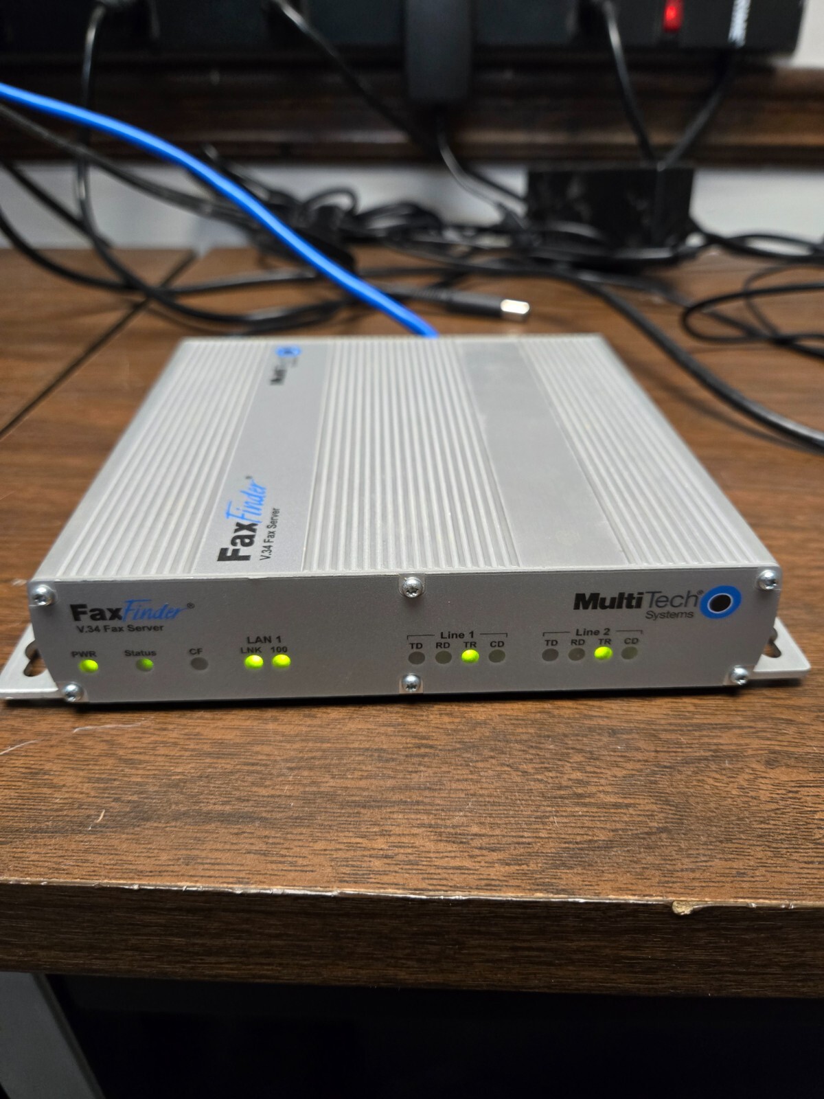 MultiTech Systems FaxFinder V.34 Fax Server FF230 With Power Adapter