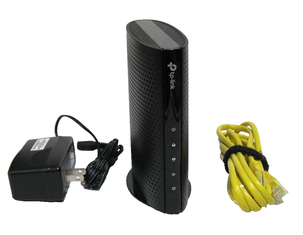 TP-LINK TC-7620 680Mbps N DOCSIS 3.0 Cable Modem w/ Power Adapter – EXCELLENT