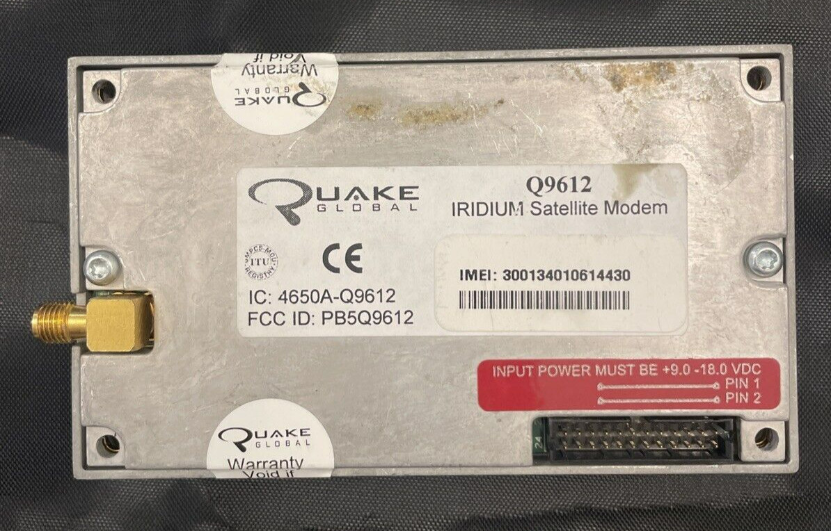 QUAKE GLOBAL Q9612 Iridium Satellite Modem