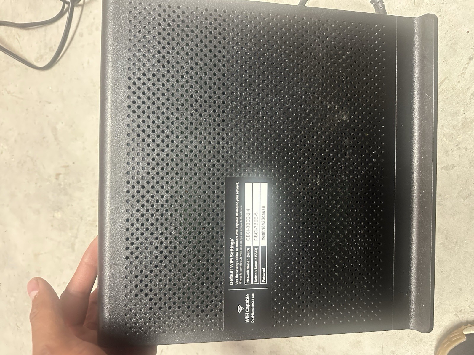 ARRIS TM804G DOCSIS 3.0 Cable Modem Router 960Mbps WiFi VoIP Comcast Black