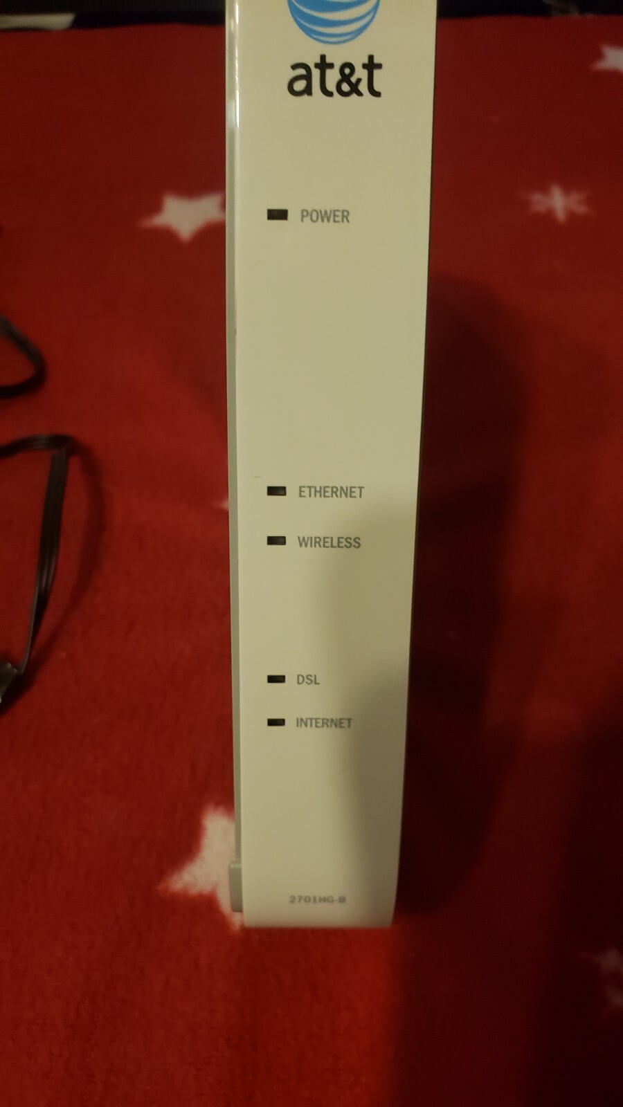 AT&T 2WIRE 2701HG-B HIGH SPEED INTERNET DSL WIRELESS G GATEWAY MODEM ROUTER