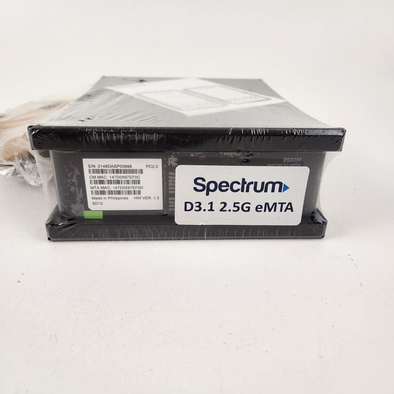 Spectrum ET2251 D3.1 2.5G eMTA DOCSIS Advanced Voice Modem