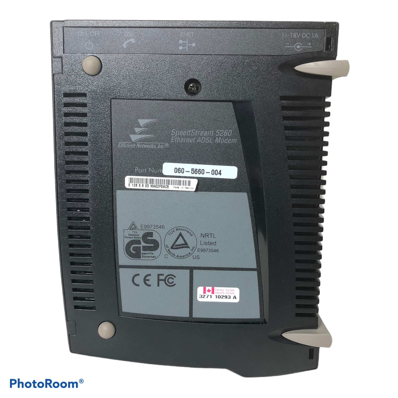 SpeedStream 5260 Ethernet ADSL DSL Modem Efficient Networks Inc