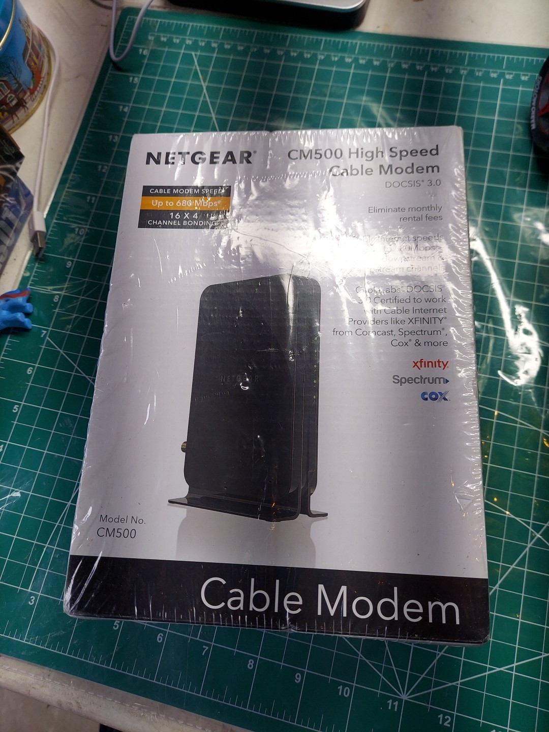 NETGEAR CM500-100NAS DOCSIS 3.0 High Speed Cable Modem New Sealed