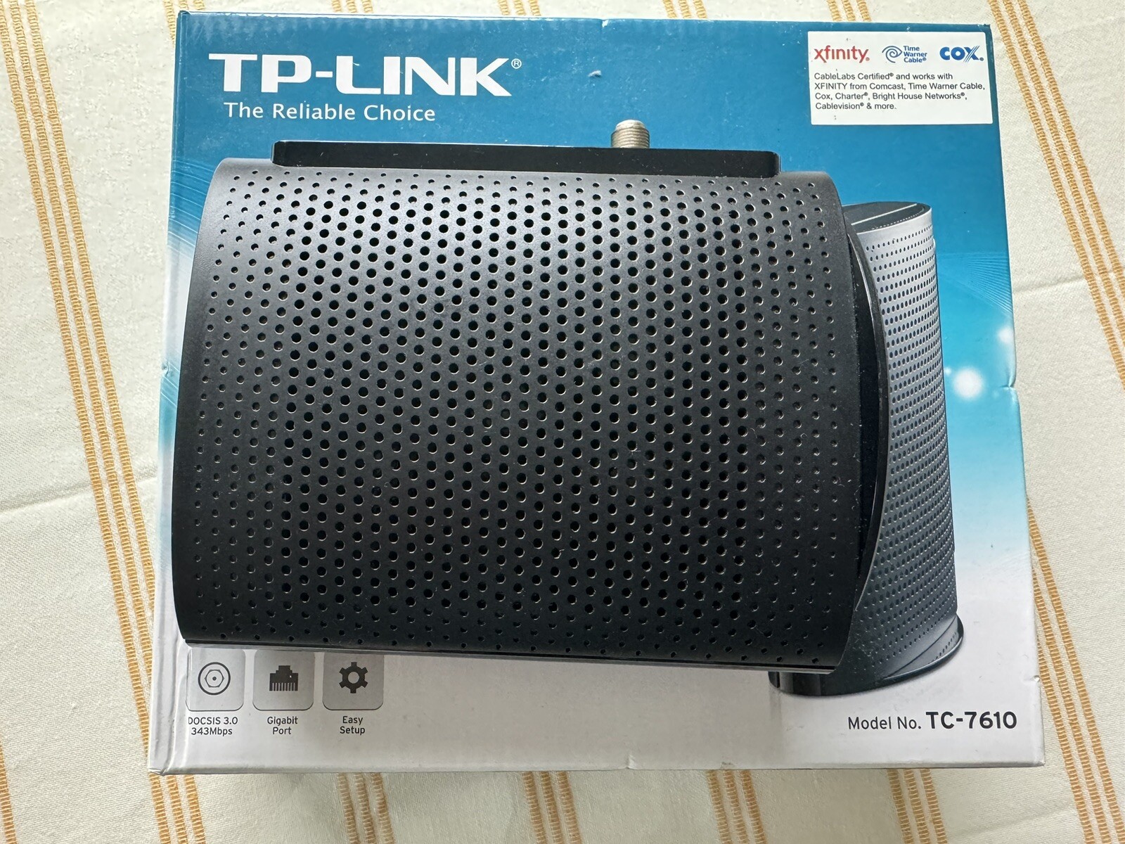 TP-Link TC-7610 DOCSIS 3.0 Cable Modem
