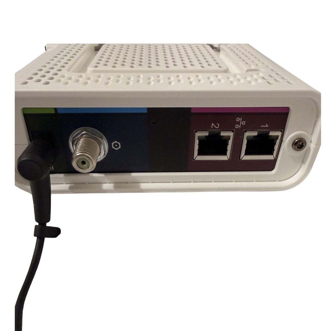 ARRIS SURFboard SB8200 DOCSIS 3.1 Cable Modem White 2 LAN Ports Power Adapter