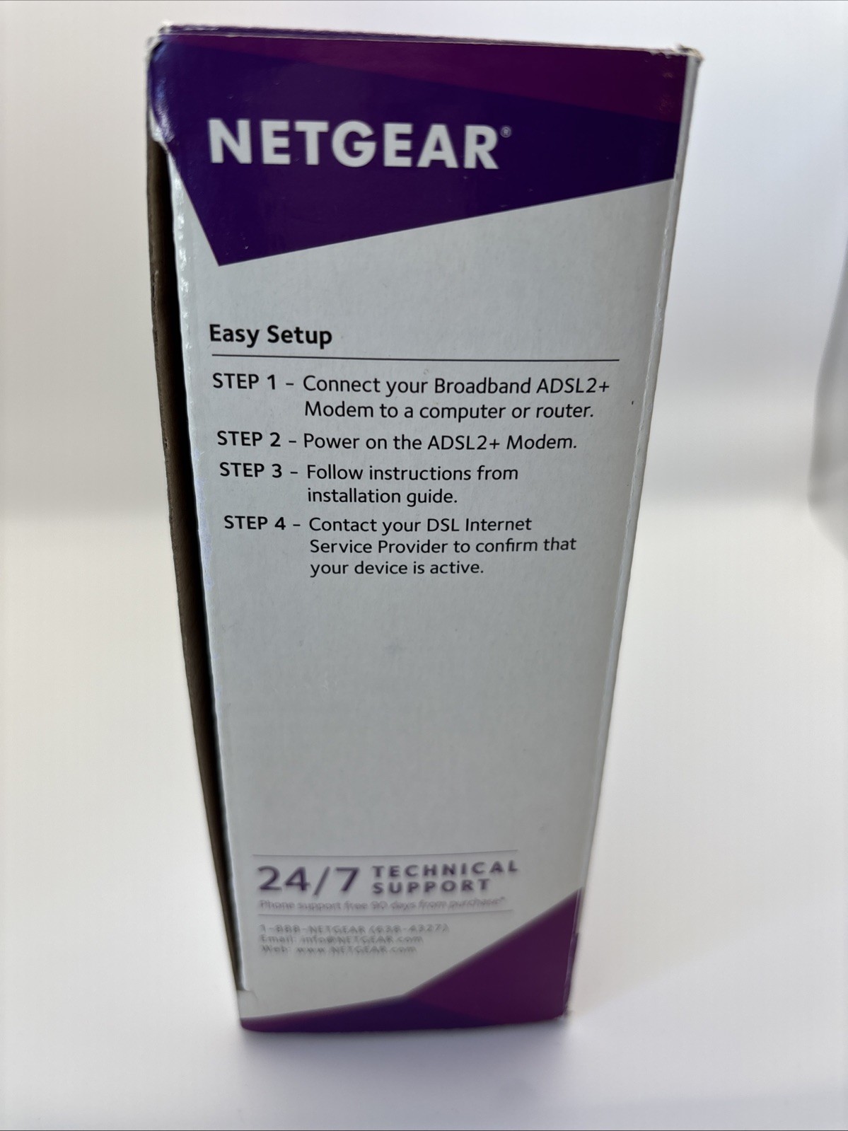 Netgear DM111PSP Broadband ADSL2+ Modem. All Cables Included. Read Description.