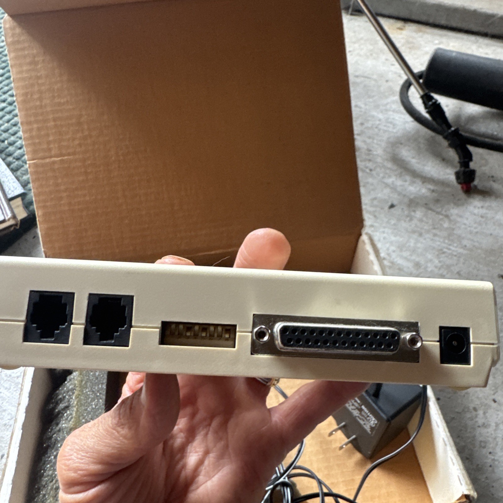 US Robotics Sportster 33.6 Fax Modem Model 0413 External Vintage 1997 Untested