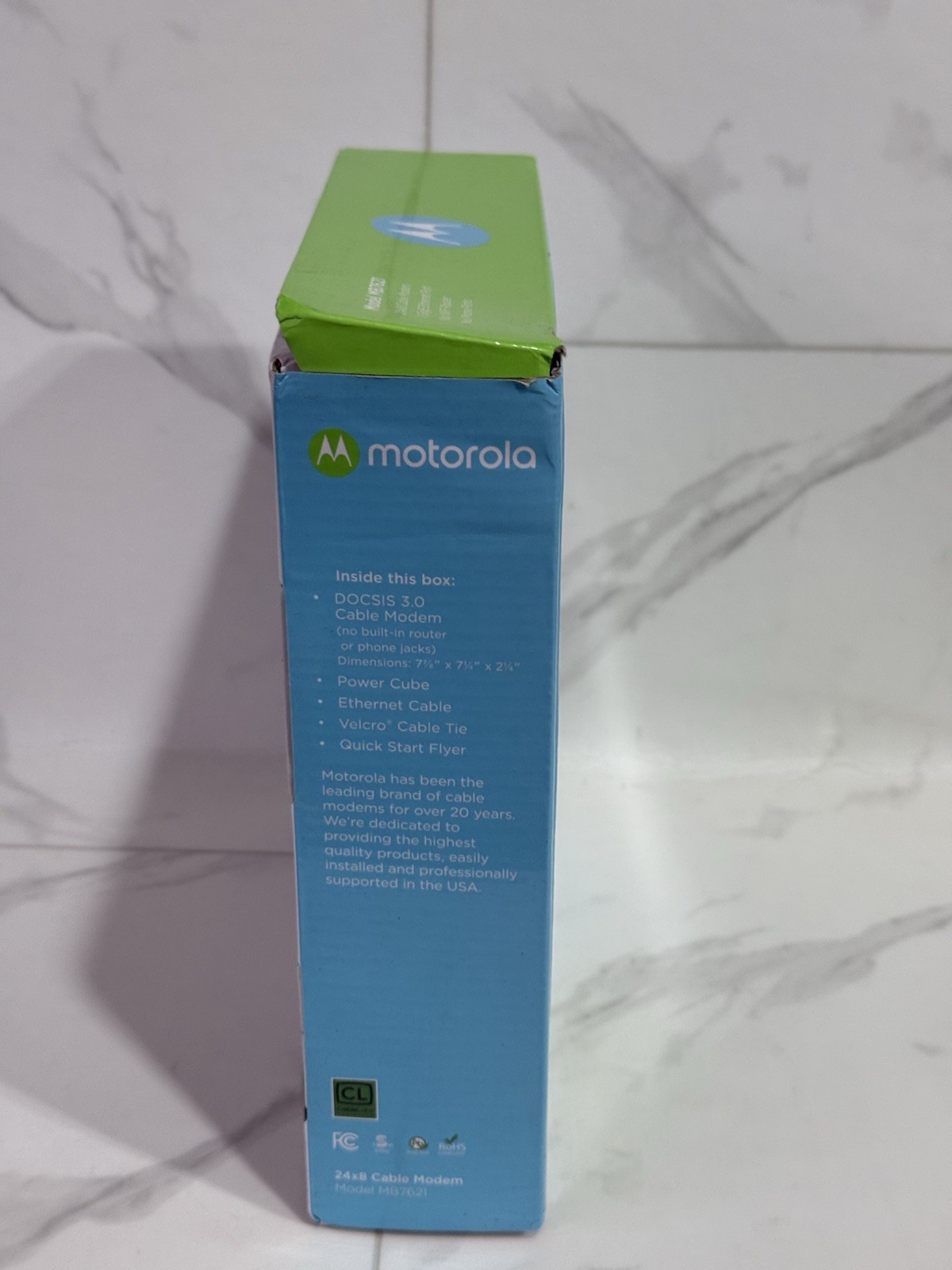 Motorola Modem Cable MB7621 New – Open Box