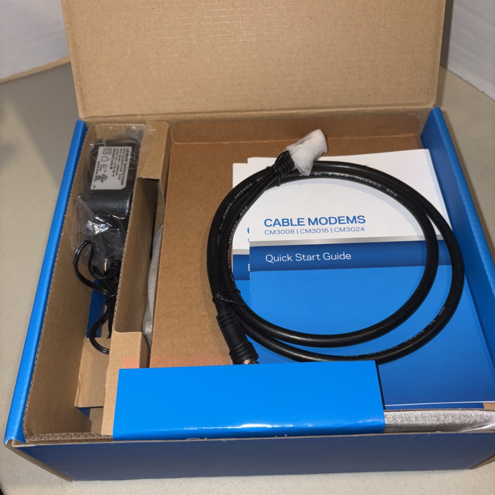 Linksys Cable Modem Model CM3016 DOCSIS 3.0 16×4 open box