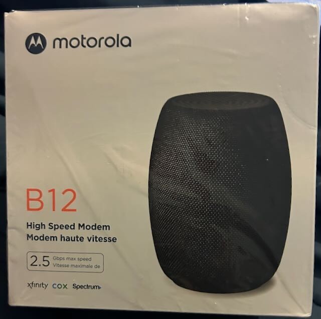 Motorola B12 32 x 8 DOCSIS 3.1 Cable Modem B12-30-10