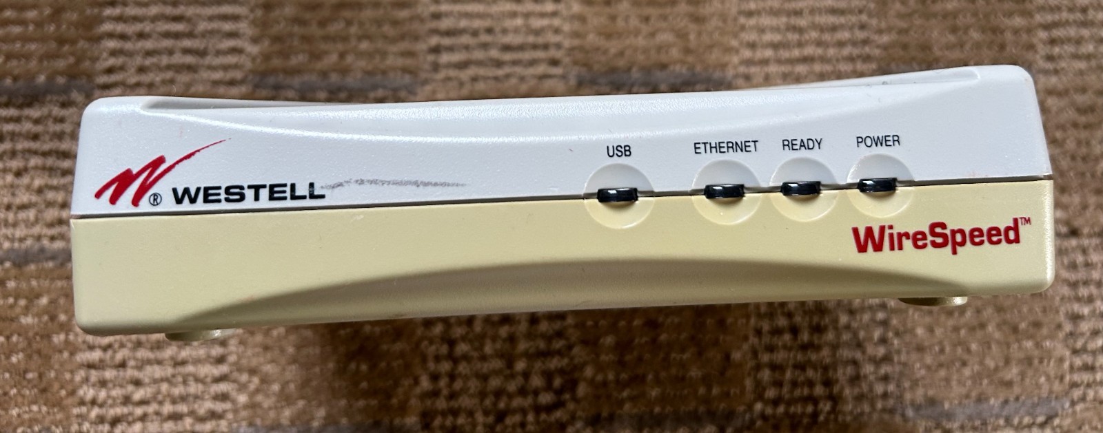 Westell Wirespeed DSL Modem A90-210015-04 Cables and Adaptor For Home or Office