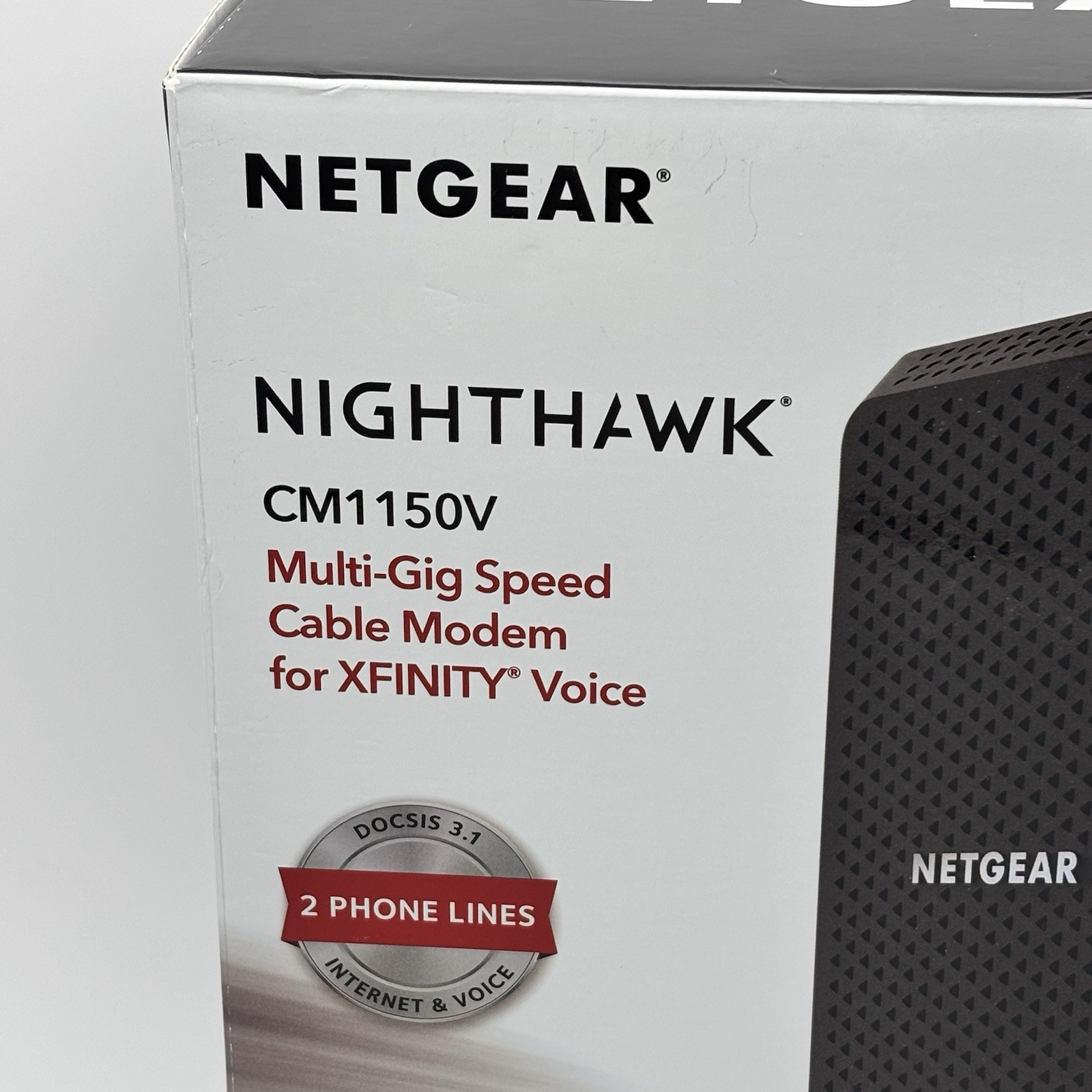 NETGEAR Nighthawk CM1150V DOCSIS 3.1 Cable Modem Xfinity Voice CM1150V Open Box